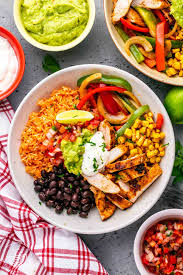 Chicken Fajita Rice Bowl