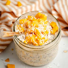 Mango and Coconut Over-night Oats